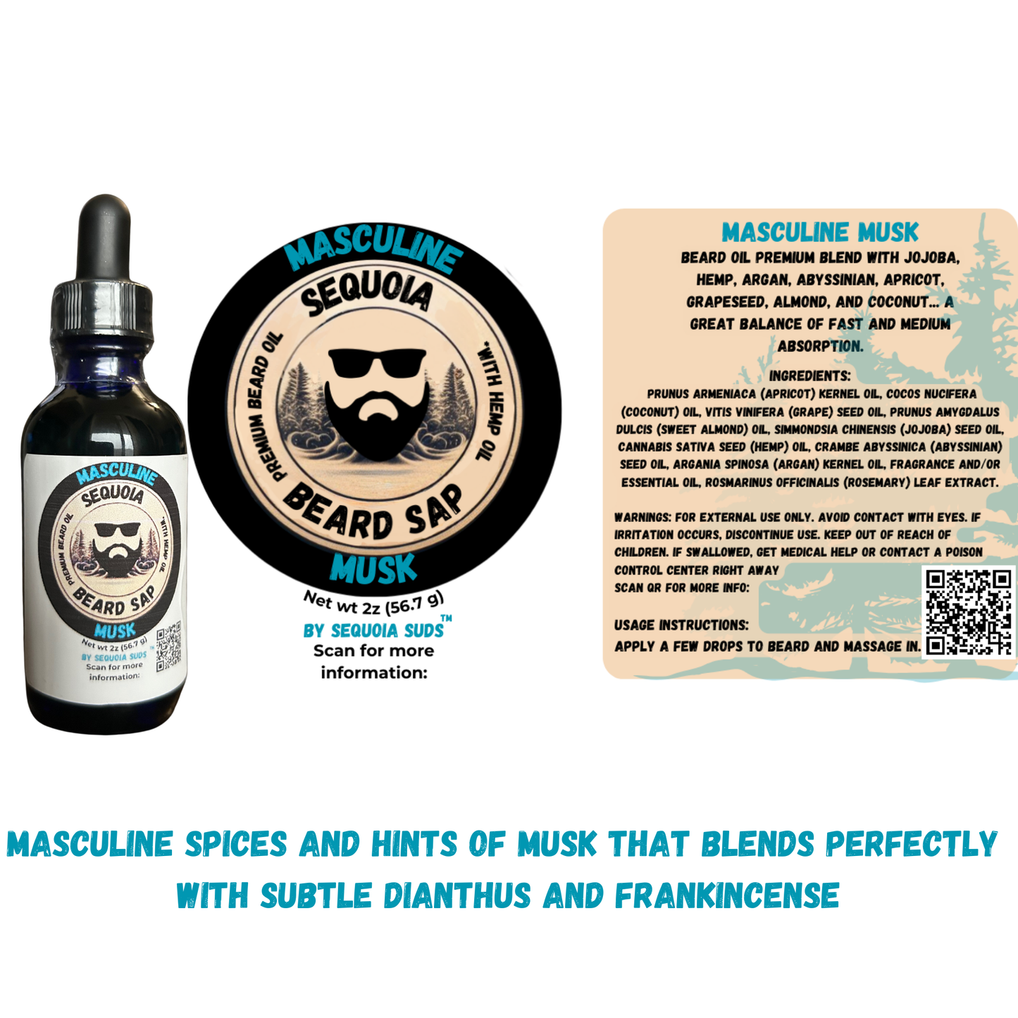Sequoia Sap Premium Beard Oil
