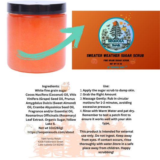 Sequoia Scrub Sugar Scrub