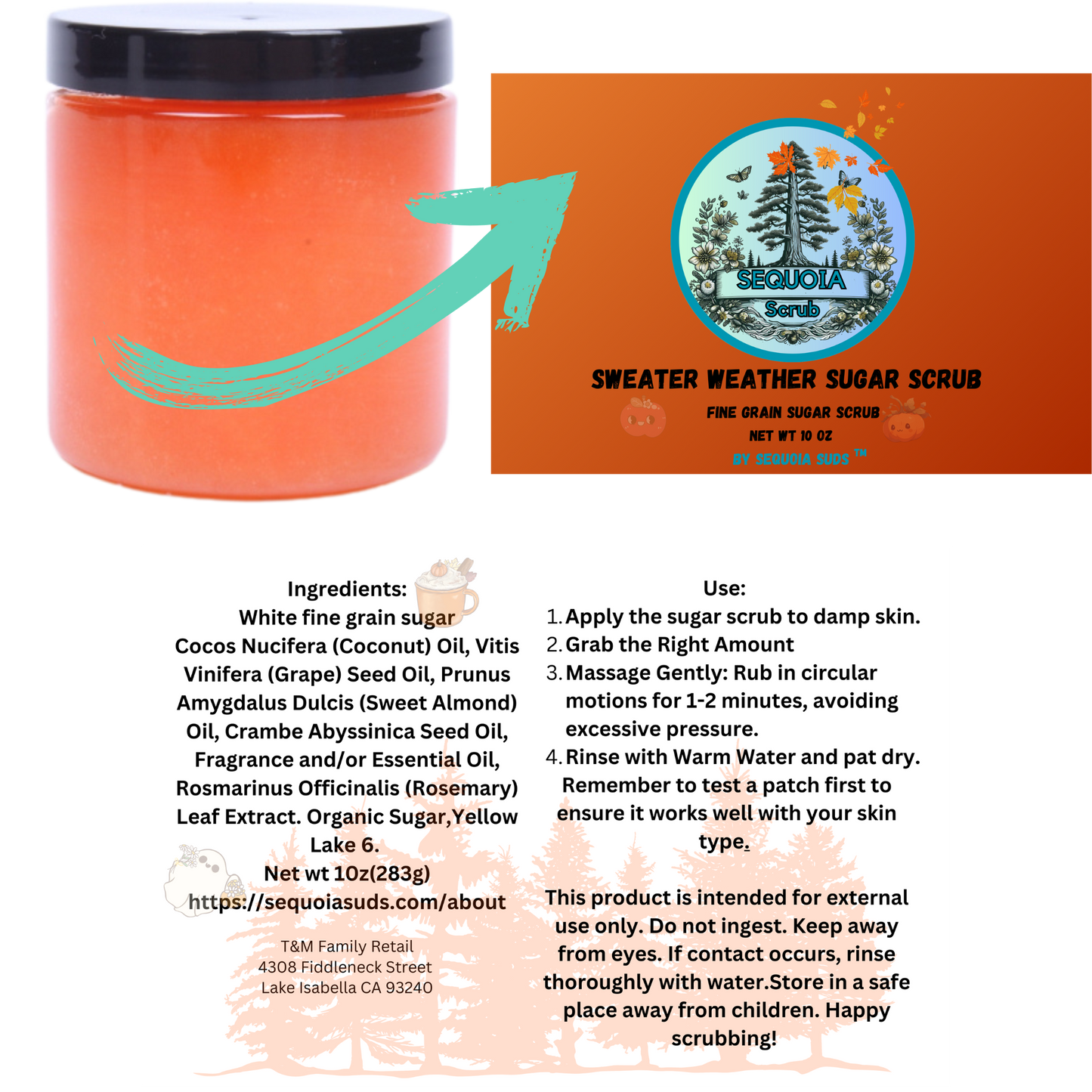 Sequoia Scrub Sugar Scrub